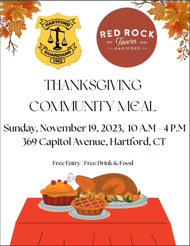 Hartford Guardians’ Annual Thanksgiving Community Dinner